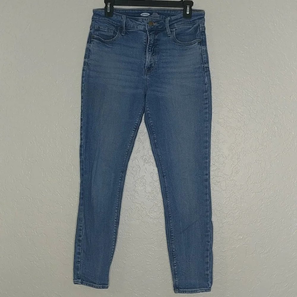 Old Navy Rockstar Super Skinny Jeans Blue Size 8